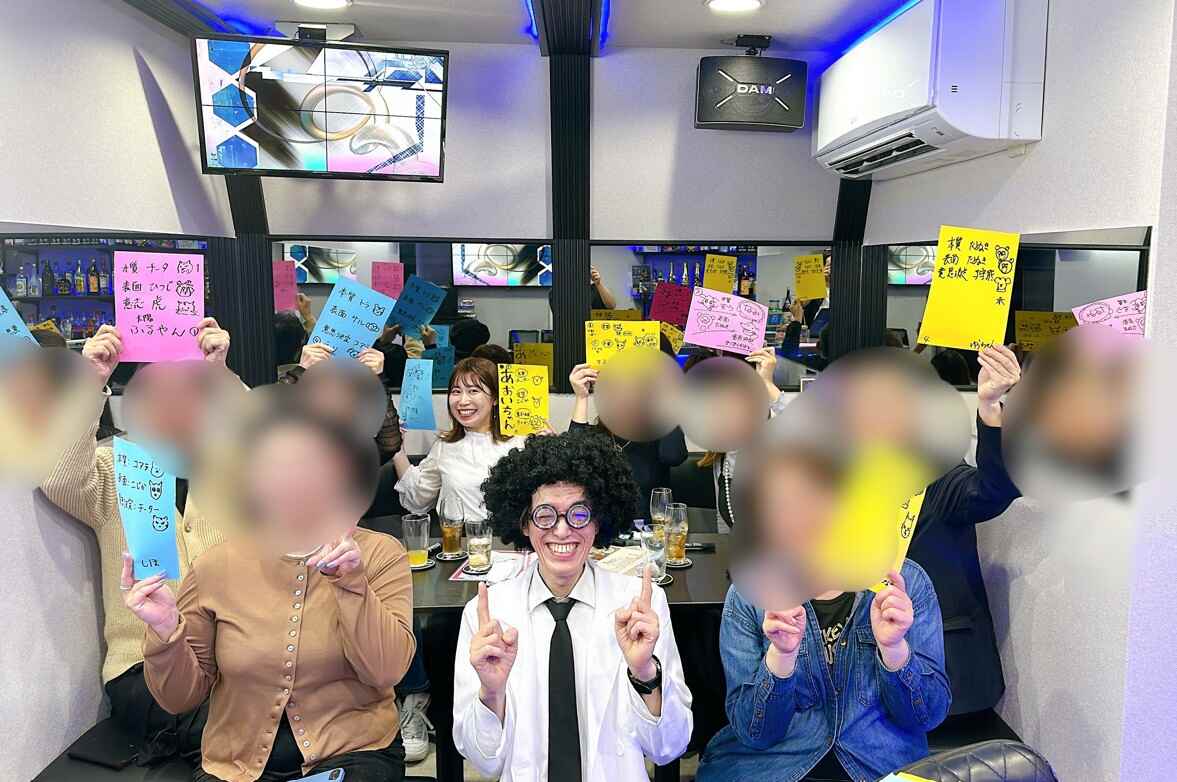 大阪梅田の動物占いカフェ会に参加した皆さまの集合写真